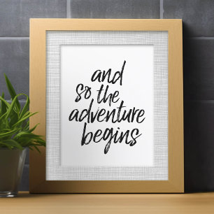 And So the Adventure Begins Holiday Card