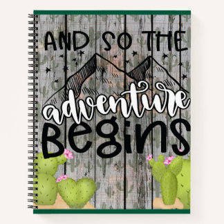 And So the Adventure Begins Journal