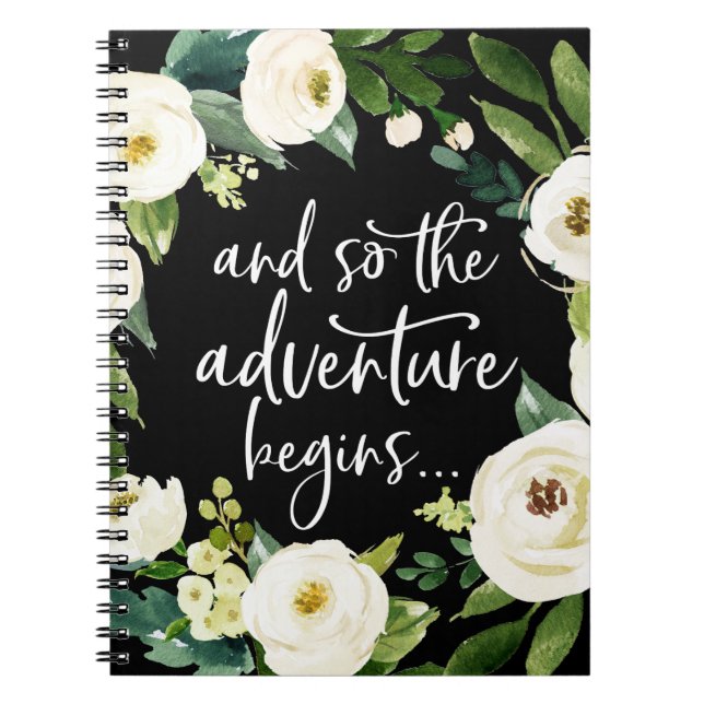 And so the adventure begins | Notebook (Front)