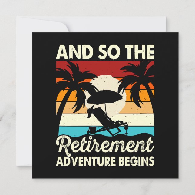 And So The Retirement Adventure Begins (Front)