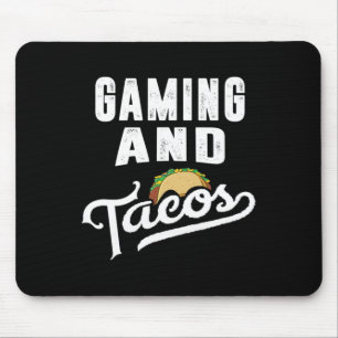 And Tacos Retro Video Game Player Taco Fan Mouse Mat