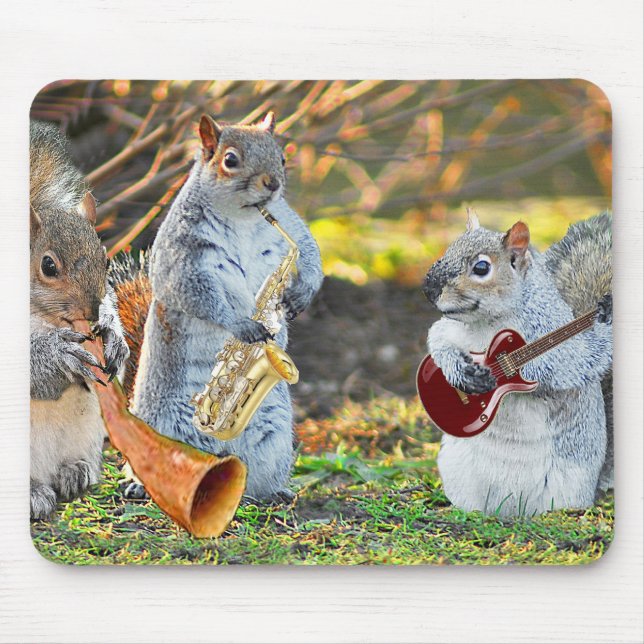 And the band played on mouse mat (Front)
