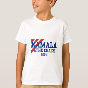 And The Coach 2024 Kamala Harris Tim Walz T-Shirt