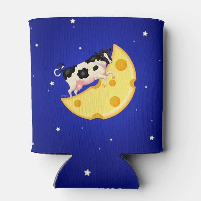 And the Cow Jumped Over the Cheese Moon Can Cooler (Back)