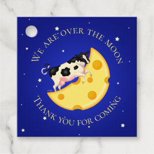And the Cow Jumped Over the Cheese Moon Favour Tags