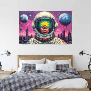AND THE FUTURE TURNED DARK CANVAS PRINT