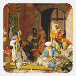 'And the Prayer of Faith Shall Save the Sick', fro Square Sticker