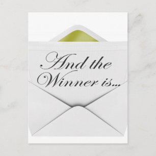 And the winner is envelope postcard