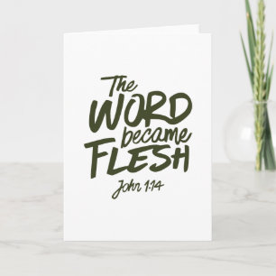 And the Word became Flesh 2 Card