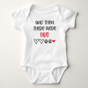 And Then There Were Five Baby Bodysuit