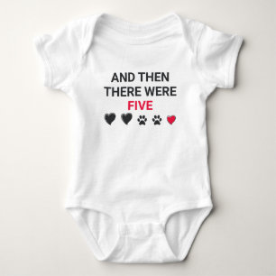 And Then There Were Five Baby Bodysuit