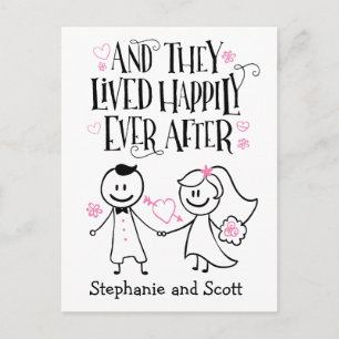 And they lived happily ever after Postcard