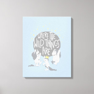 And they Roared Their Terrible Roars! Canvas Print