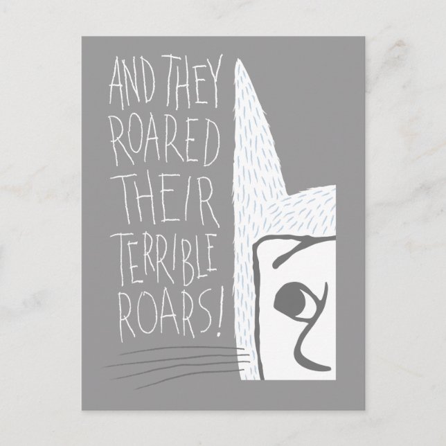 And they Roared Their Terrible Roars! Postcard (Front)