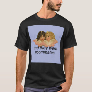 And They Were Roommates Meme with Angels Acrylic B T-Shirt