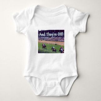 And They're Off! Baby Bodysuit