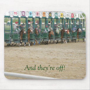 And they're off! mouse mat