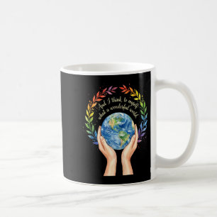 And think to what a wonderful world earth day tank coffee mug