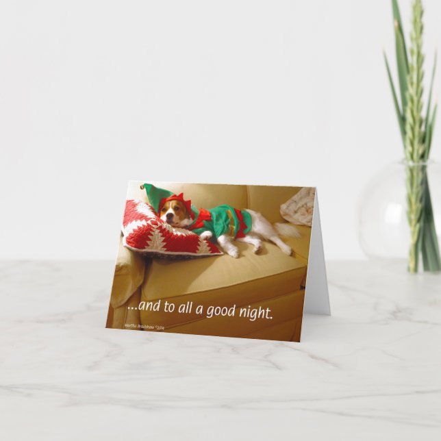 "....and to all a good night." holiday card (Front)