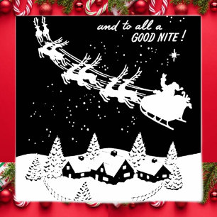 And to all a good night rubber stamp