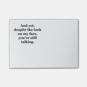 Funny Quotes Post It Notes Sticky Notes Zazzle Uk