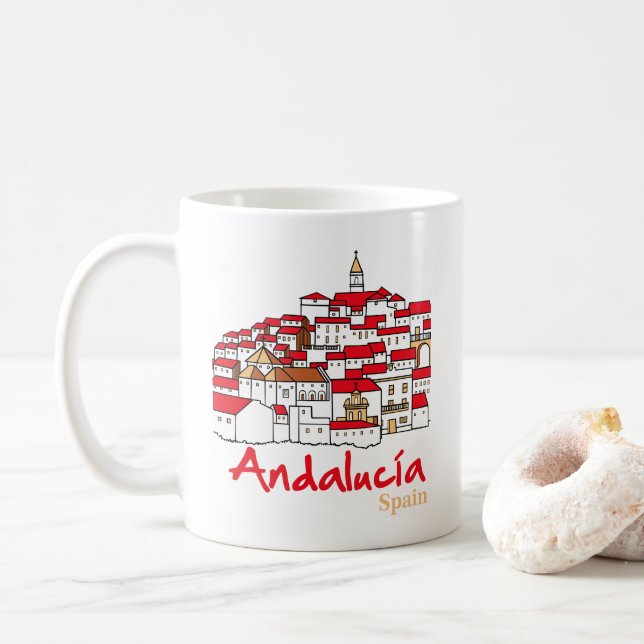 Andalucia 2 coffee mug (With Donut)
