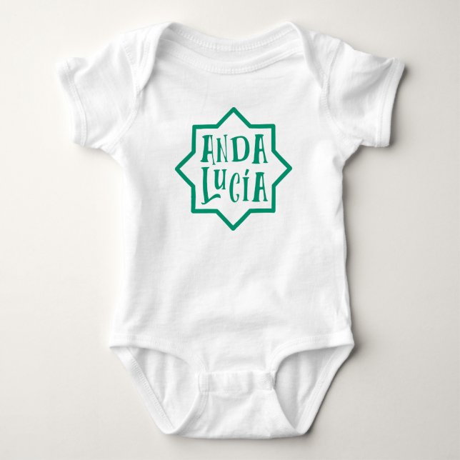 Andalucia 5 baby bodysuit (Front)