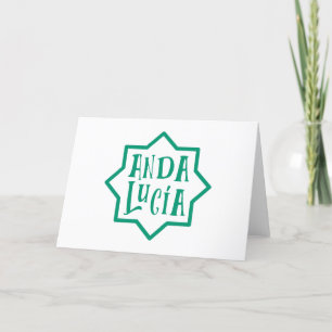 Andalucia 5 thank you card