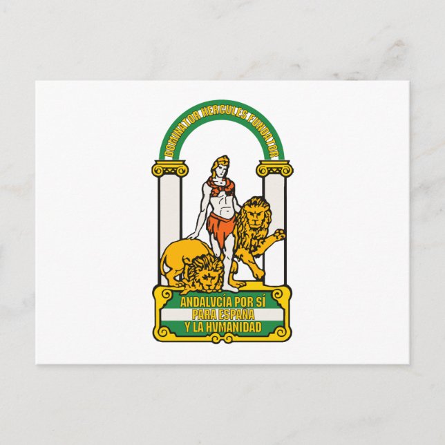 Andalucia Coat of Arms Postcard (Front)