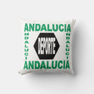 ANDALUCIA DEPORTE White Cushion