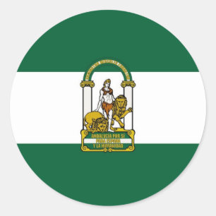 Andalucia Spain Classic Round Sticker