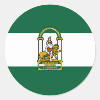 Andalucia Spain Classic Round Sticker
