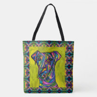 Andalucian Terrier Love BG Tote Bag