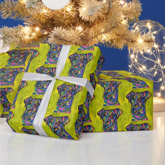 Andalucian Terrier Wrapping Paper (Holidays)