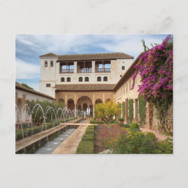 Andalusia - Generalife of the Alhambra postcard (Front)