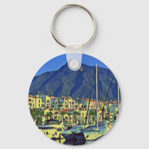 Andalusia - MARBELLA - panorama Key Ring