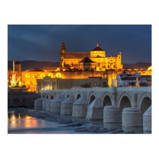 Image of Andalusia - Mezquita at sunset postcard