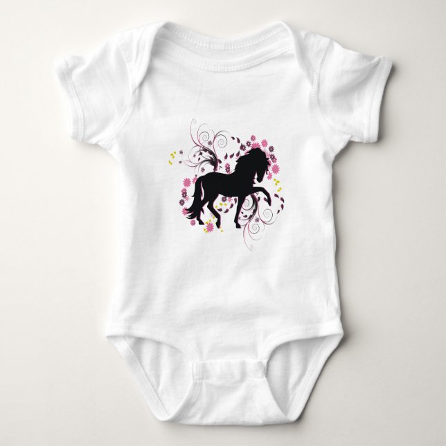Andalusian Grunge Baby Bodysuit (Front)
