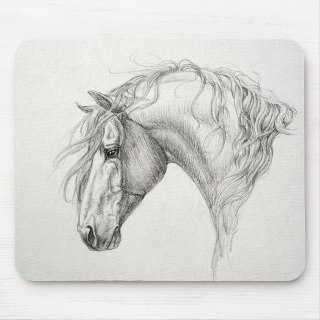 Andalusian Horse Mouspad Mouse Mat (Front)