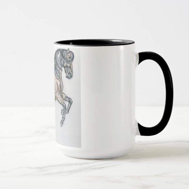 Andalusian horse mug (Right)