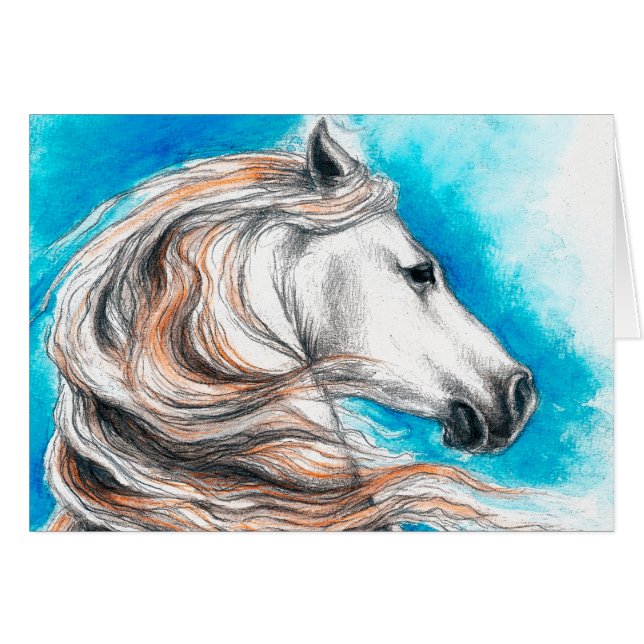 Andalusian Stallion Horse (Front Horizontal)