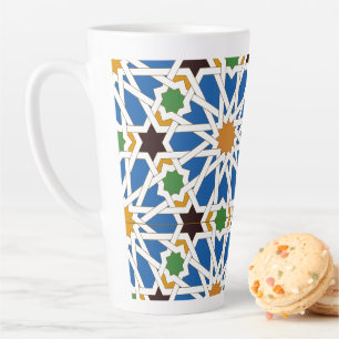 Andalusian Tiles 10 (Real Alcazar, Seville) Latte Mug