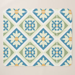 Andalusian Tiles 13 Sherpa Blanket