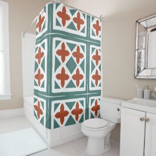 Andalusian Tiles 15 Shower Curtain