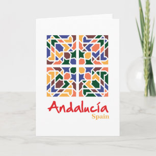Andalusian Tiles 1 Thank You Card