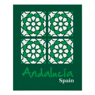 Andalusian Tiles 2 Poster