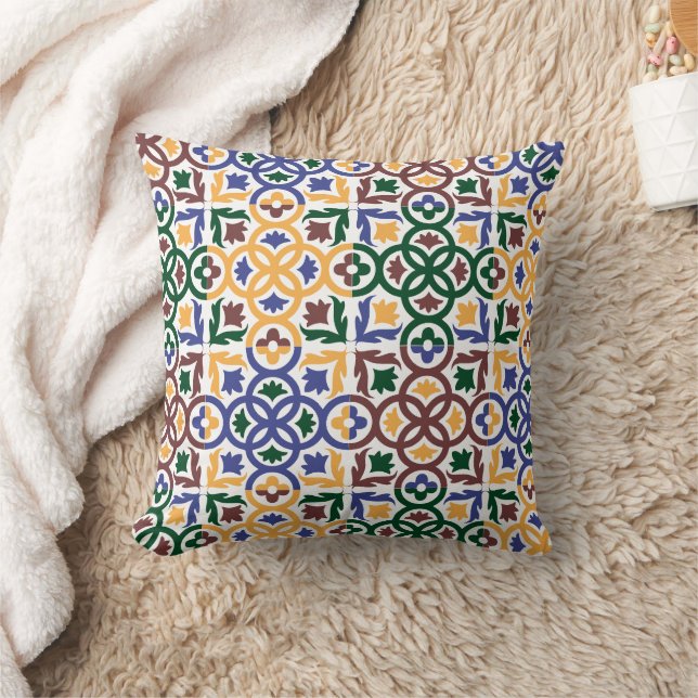 Andalusian Tiles 3 Cushion (Blanket)