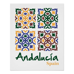 Andalusian Tiles 3 Poster