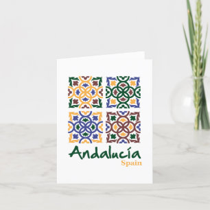 Andalusian Tiles 3 Thank You Card