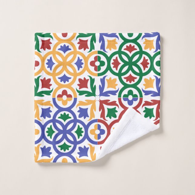 Andalusian Tiles 3 Wash Cloth (Wash Cloth)